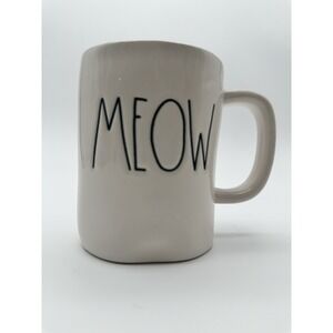 Rae Dunn Ceramic "MEOW" 16oz Coffee Mug